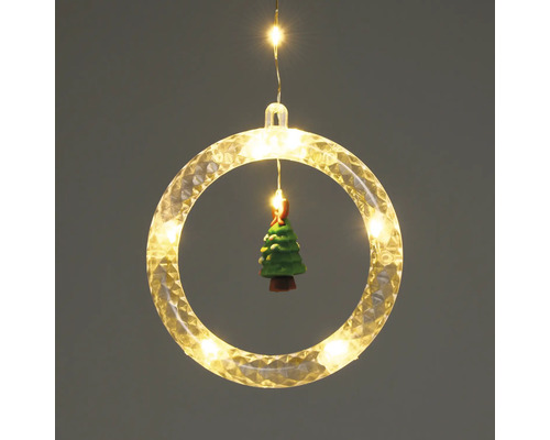 Image de fenêtre LED avec motif de Noël