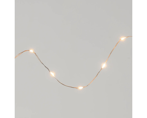 Guirlande lumineuse LED avec lumière blanc chaud