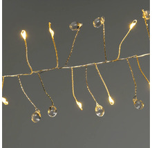 Guirlande lumineuse avec gouttes et lampes LED