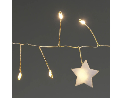 Guirlande lumineuse avec étoiles et diodes électroluminescentes