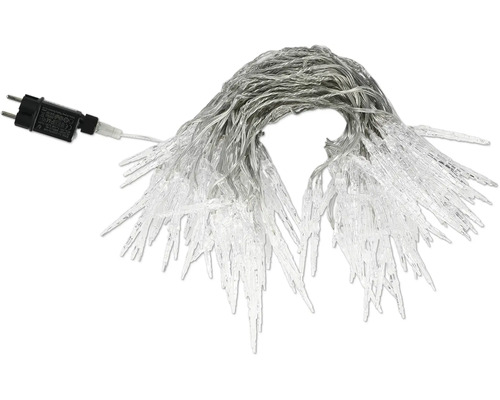 Eiszapfen Lichterkette mit Netzstecker