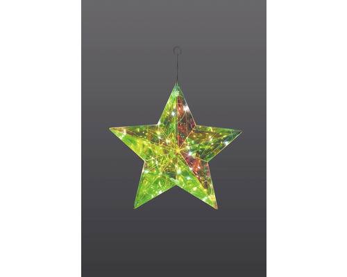 Étoile LED décorative à suspendre comme décoration de Noël