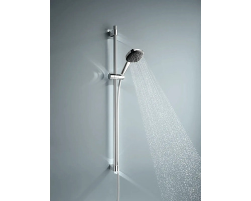 Ensemble de barre de douche avec douchette à main et eau courante