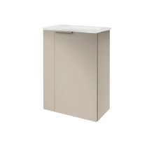 Mini meuble sous vasque FACKELMANN SBC à droite lxhxp 44x60x24.3 cm cubanit gris