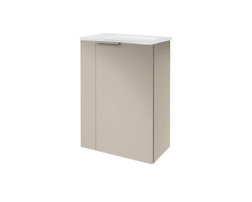 Meuble sous-lavabo avec deux portes et lavabo