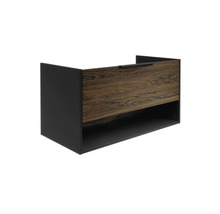 Lavabo avec meuble bas FACKELMANN B.Paris lxhxp 90.5x49.8x46.5 cm couleur de façade rigoletto chêne 77411