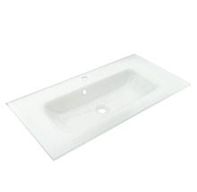 Lavabo avec meuble bas FACKELMANN B.Paris lxhxp 90.5x49.3x46.5 cm couleur de façade rigoletto chêne 77412