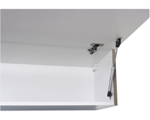 Schrank mit Beschlägen und Gasdruckfeder
