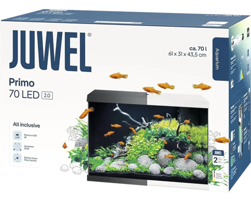 Juwel Primo 70 LED Aquarium, circa 70 Liter, inklusive Ausstattung