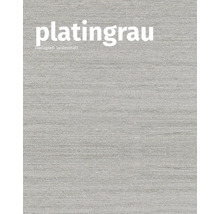 Platingrau, seidenglänzend