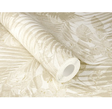 Tapetenrolle mit Blattmuster