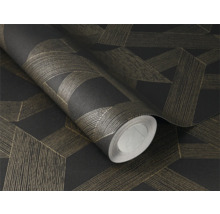 Rouleau de papier peint à motif géométrique