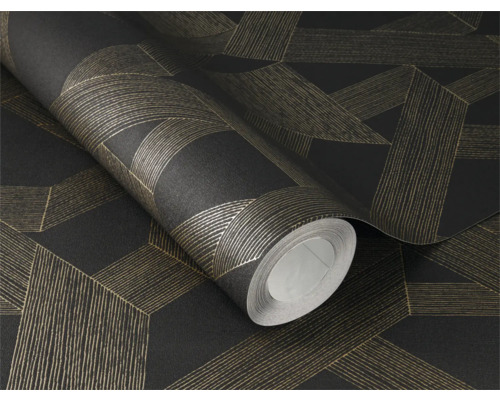 Rouleau de papier peint à motif géométrique