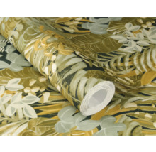 Tapetenrolle mit Blattmuster