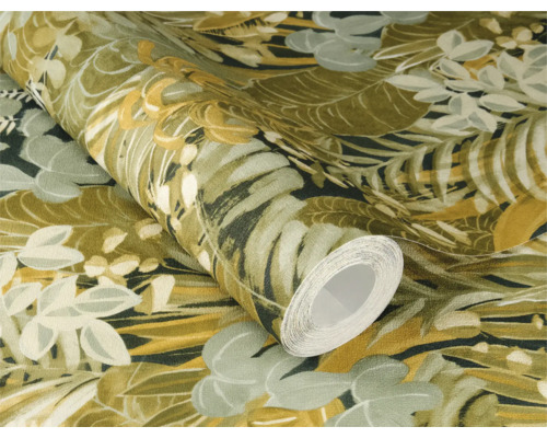 Tapetenrolle mit Blattmuster