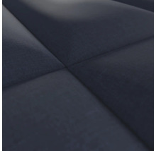 Wandkissen Textil dunkelblau Textil-Optik 30 x 60 cm