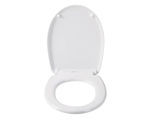Toilettendeckel aus Kunststoff, geöffnet