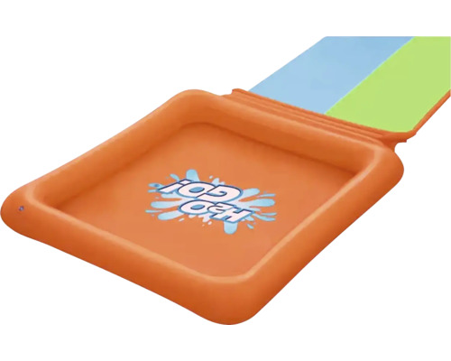 Aufblasbare Wasserrutsche mit Auffangbecken