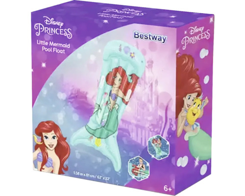 Matelas pneumatique Bestway Disney Princess Ariel dans son emballage