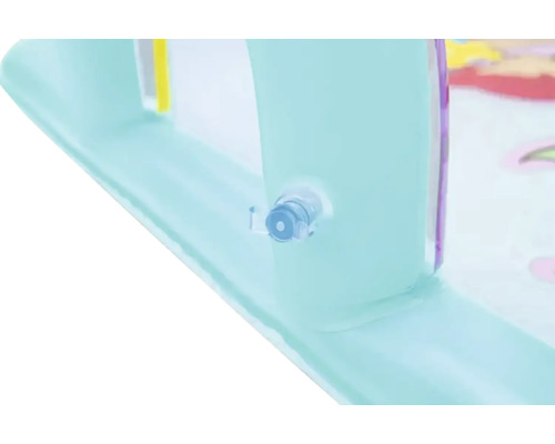 Detail eines aufblasbaren Schwimmbeckens