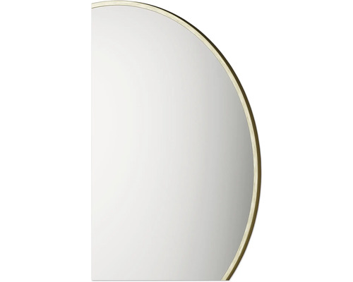 Vue partielle d''un miroir rond.