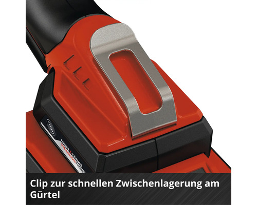 Gros plan d''un outil à batterie avec clip de ceinture