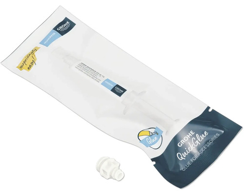 Colle Grohe QuickGlue pour accessoires en emballage avec adaptateur
