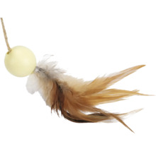 Jouet pour chat avec balle, corde et plumes