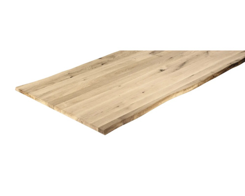 Holzplatte aus Eiche mit Baumkante