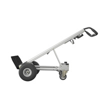 Diable en métal avec roues et poignée