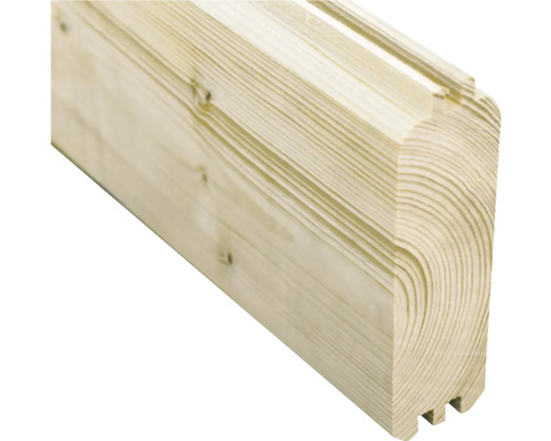 Holzbohle mit Nut und Feder