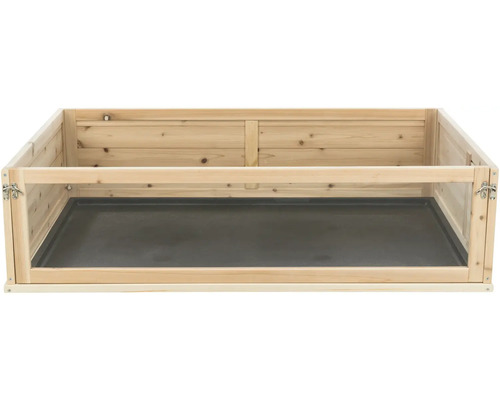 Bac à sable en bois avec fond