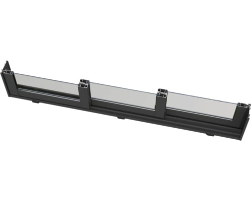 Élément en verre pour toit de terrasse avec cadre en aluminium