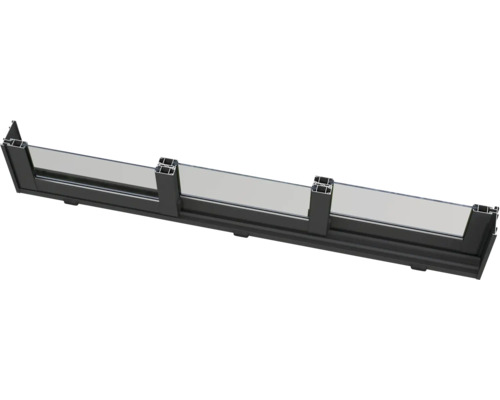 Garde-corps de balcon avec remplissage en verre