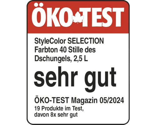 Label Öko-Test: Très bien