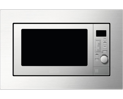 Four à micro-ondes argenté avec affichage numérique