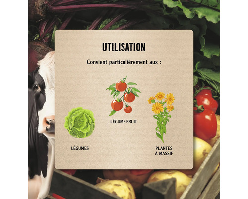 Convient particulièrement aux légumes, aux légumes-fruits et aux plantes à massif.