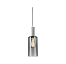 Suspension avec corps en verre et source de lumière