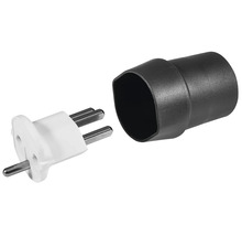 Stecker mit Schutzkontakt und Adapter