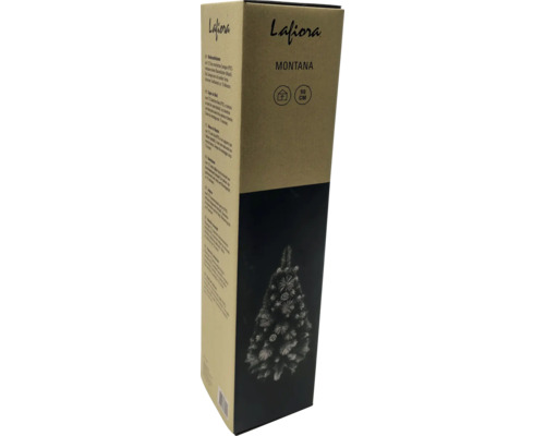 Emballage d''un arbre de Noël artificiel, modèle Montana, hauteur d''environ 90 centimètres