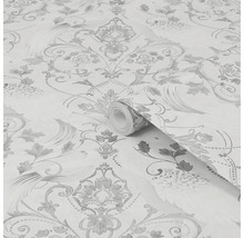 Rouleau de papier peint avec motif floral et d''oiseaux