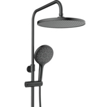 AVITAL Duschsäule inkl. Thermostat VILNIA schwarz matt