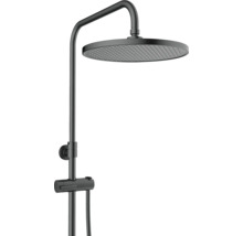 AVITAL Duschsäule inkl. Thermostat VILNIA schwarz matt
