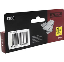 J.C. Schwarz Klammern 12/30, Packung mit 1000 Stück