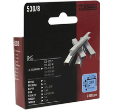Agrafes J.C. Schwarz 530/8, paquet de 2000 pièces
