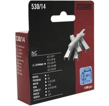 J.C. Schwarz Heftklammern 530/14, 1000 Stück