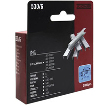 Agrafes J.C. Schwarz type 530/6, 2000 pièces