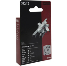 J C Schwarz Heftklammern Typ 345/12, 600 Stück