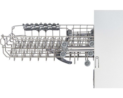 Panier de lave-vaisselle sorti pour lave-vaisselle