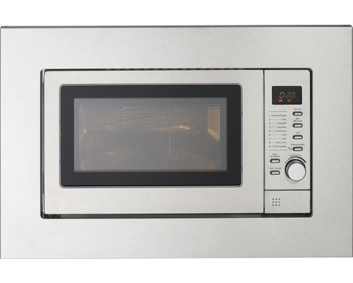 Micro-ondes encastrable en acier inoxydable